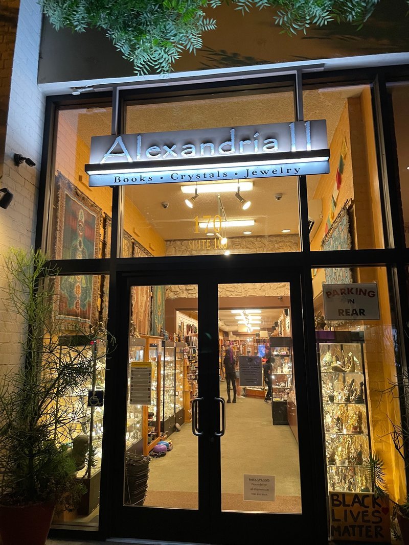 Alexandria II Metaphysical Store storefront in Pasadena California