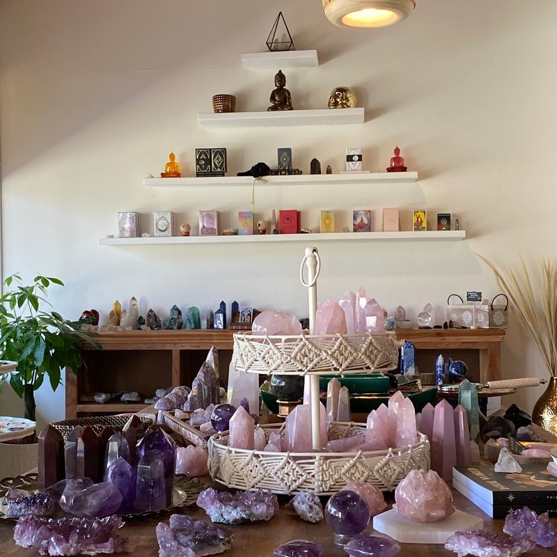 Rose Quartz and Amethyst towers