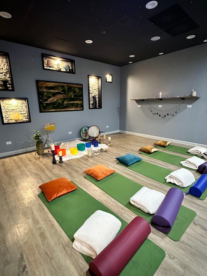 Aura Holistic & Metaphysical Wellness + Crystal Shop Metaphysical Store storefront in Aurora Illinois