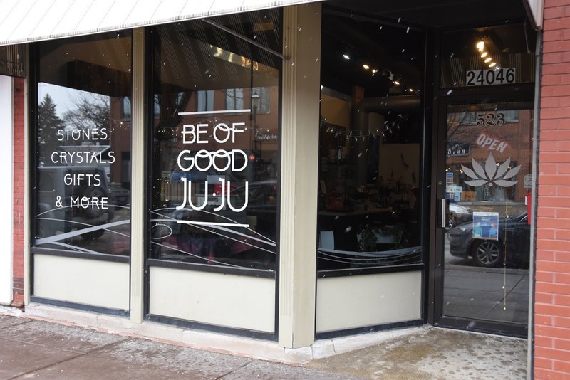 Be of Good Ju Ju Metaphysical Store storefront in Plainfield Illinois