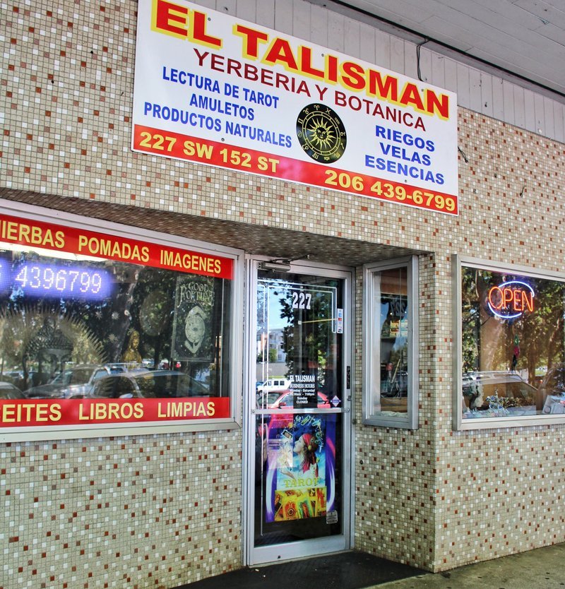 Botánica El Talismán - Burien Metaphysical Store storefront in Burien Washington