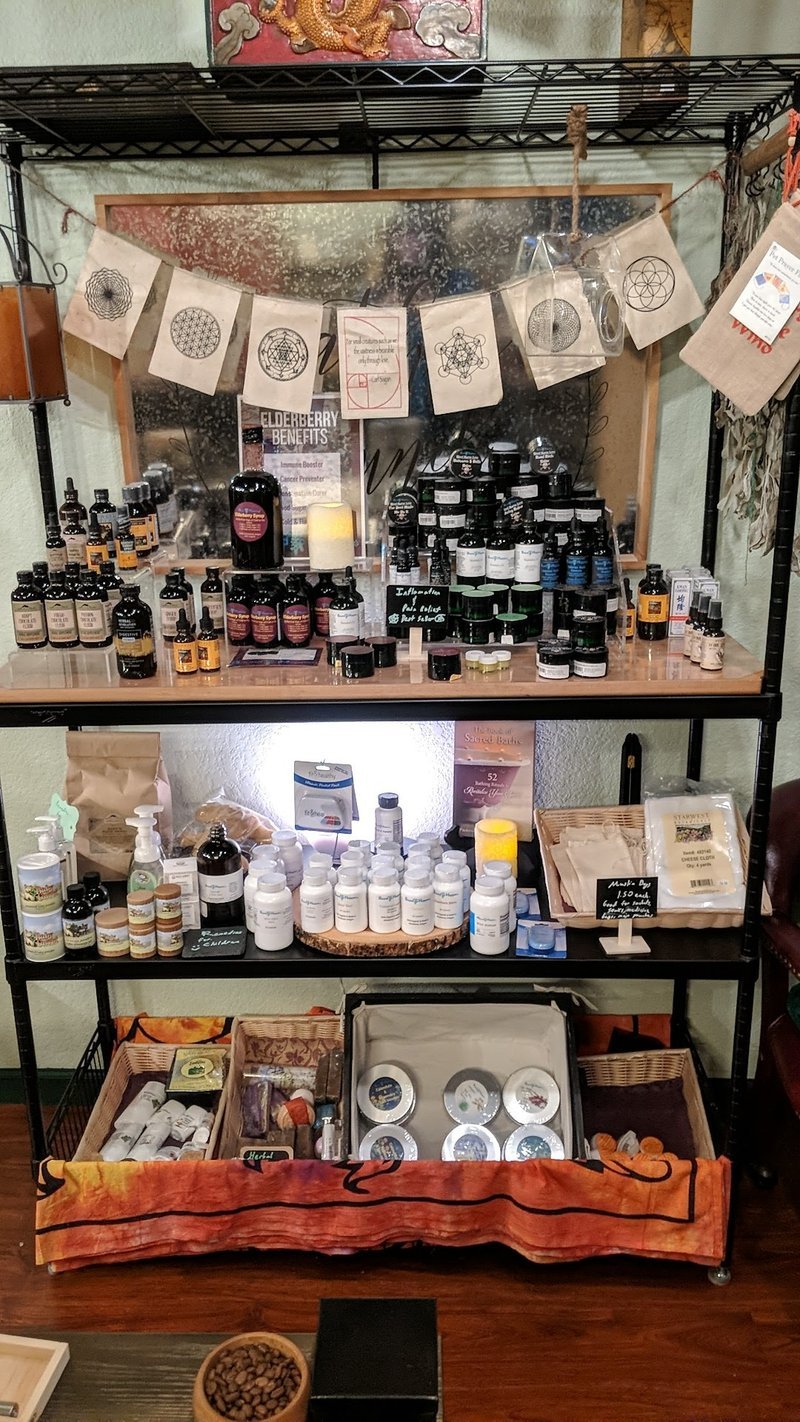 Curated selection of gemstones, crystals, and metaphysical supplies