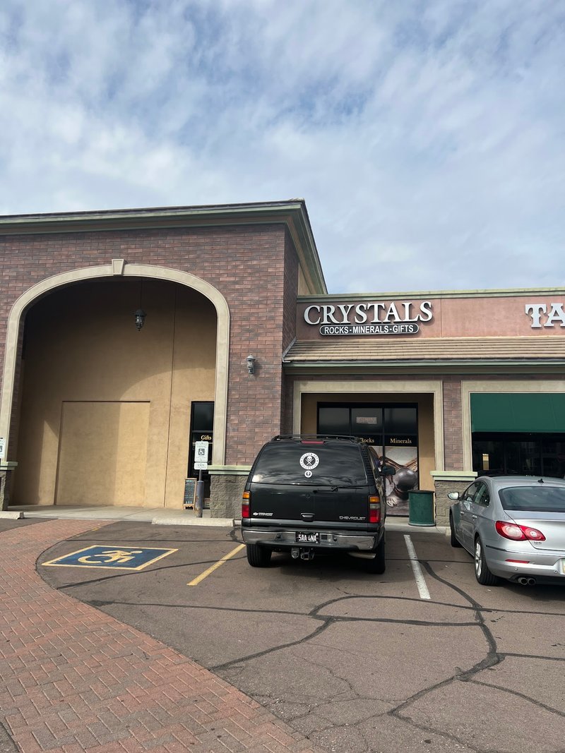 Buried Treasures Crystals Metaphysical Store storefront in Peoria Arizona
