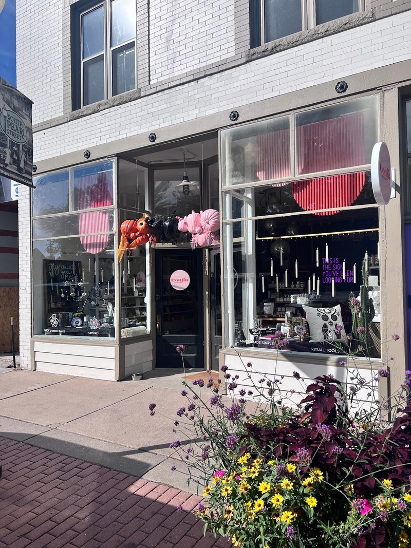 Confía Collective Metaphysical Store storefront in Denver Colorado