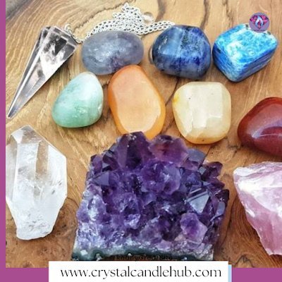 Shop interior featuring gemstones, healing crystals, and spiritual products
