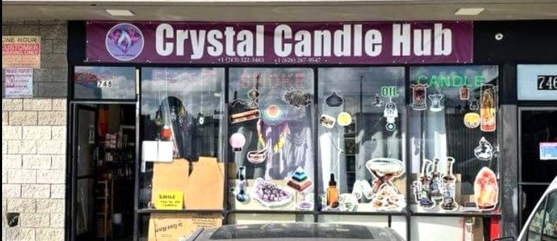 Crystal Candle Hub - Melrose Metaphysical Store storefront in Los Angeles California