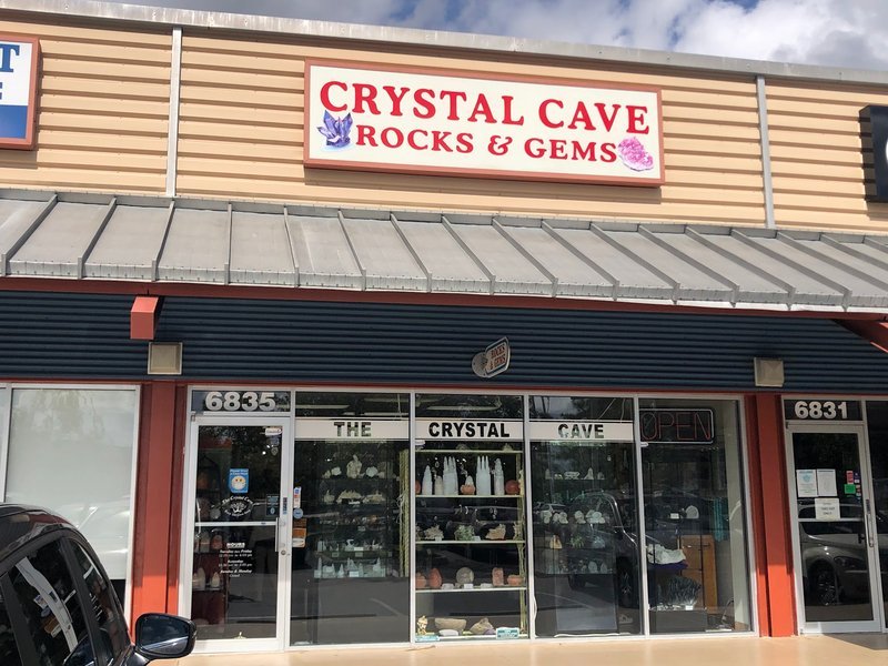 Crystal Cave Rock & Gem Shop Rock Shop storefront in Fort Lauderdale Florida