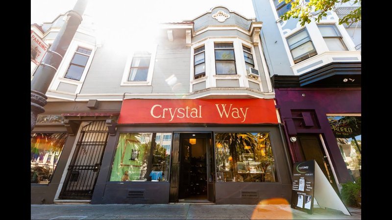 Crystal Way Metaphysical Store storefront in San Francisco California