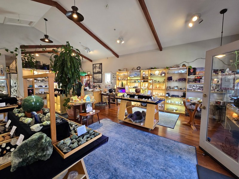 Curated selection of gemstones, crystals, and metaphysical supplies