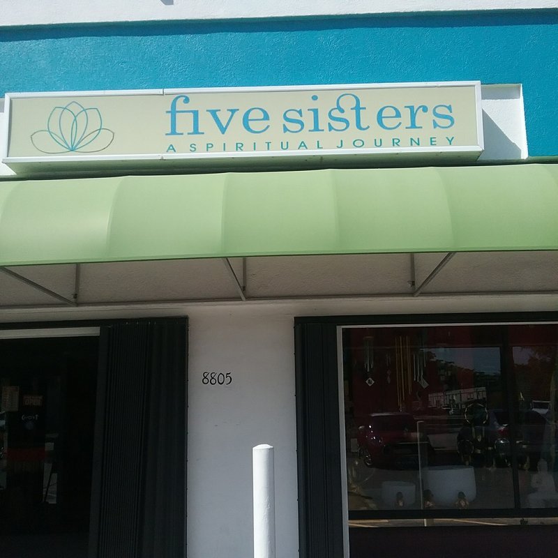 Five Sisters Metaphysical Store storefront in Miami Florida