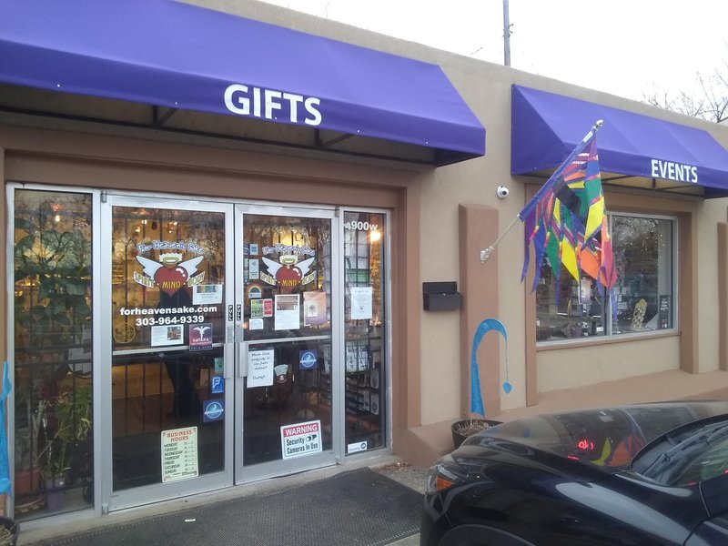 For Heaven's Sake Metaphysical Store-Denver, CO Metaphysical Store storefront in Denver Colorado