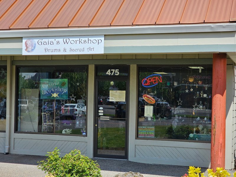 Gaia's Workshop Metaphysical Store storefront in Gresham Oregon