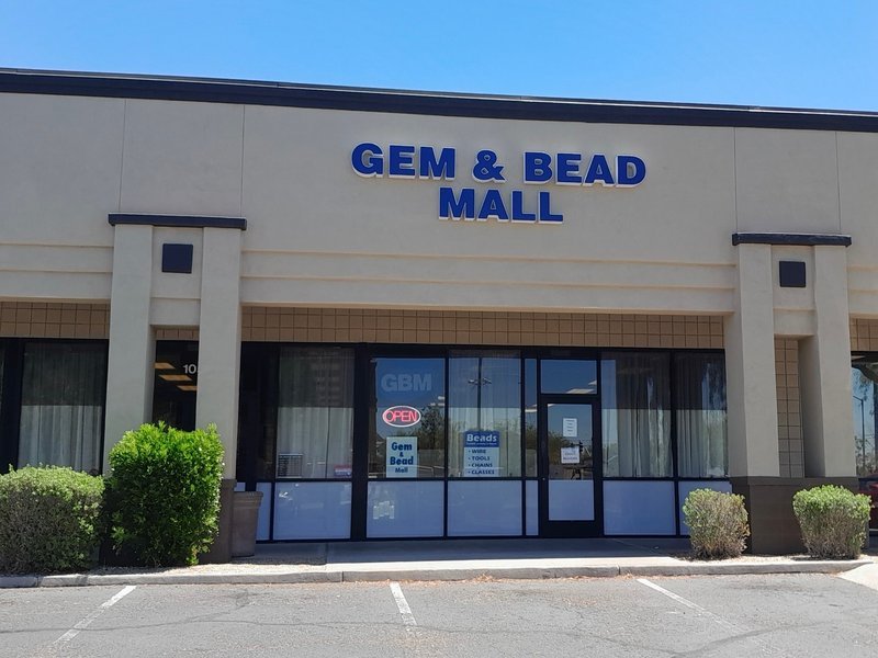Gem and Bead Mall of Mesa Metaphysical Store storefront in Mesa Arizona