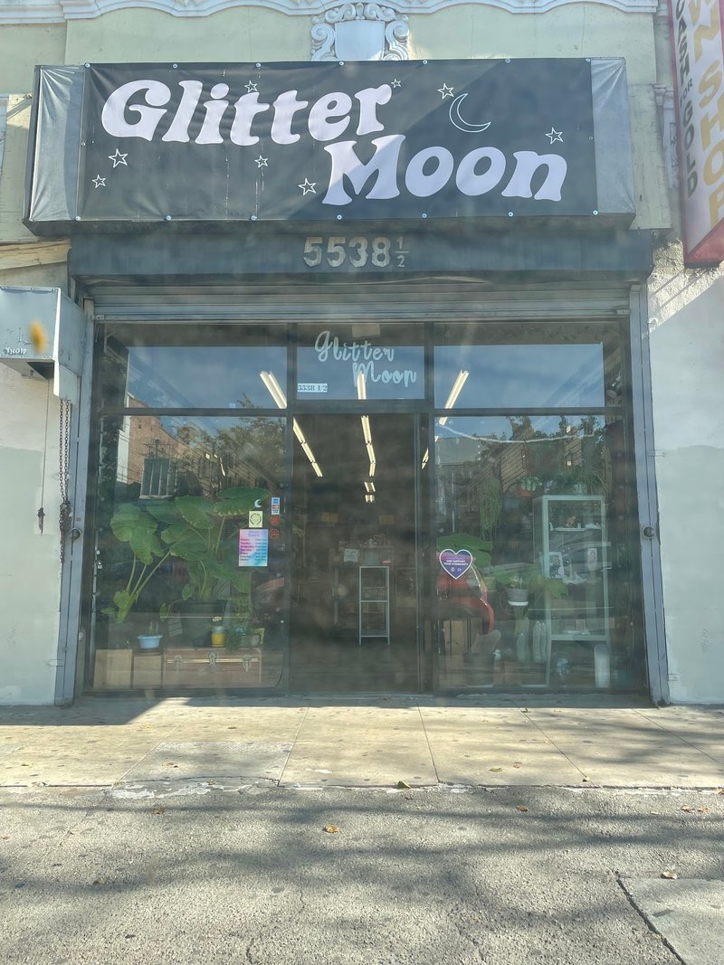 Glitter Moon Metaphysical Store storefront in Los Angeles California
