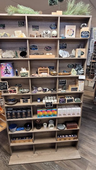 Curated selection of gemstones, crystals, and metaphysical supplies