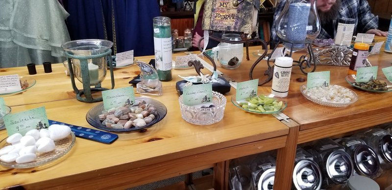 Curated selection of gemstones, crystals, and metaphysical supplies