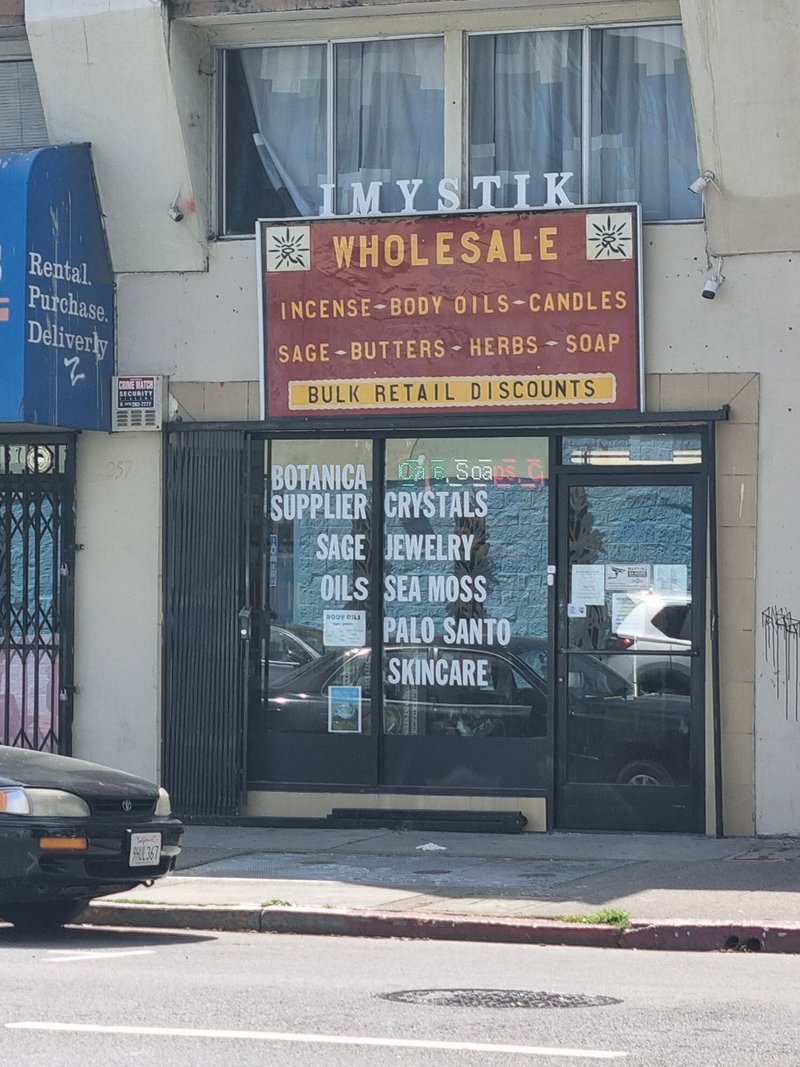 IMYSTIK Metaphysical Store storefront in Oakland California