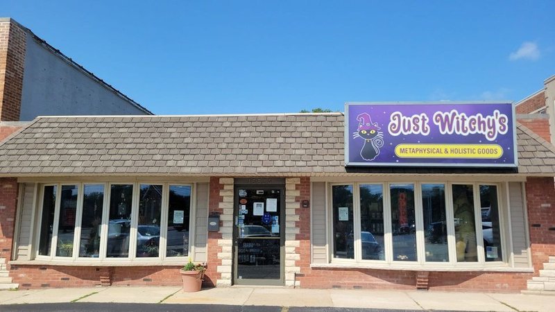 Just Witchy's Metaphysical Store storefront in Oak Forest Illinois