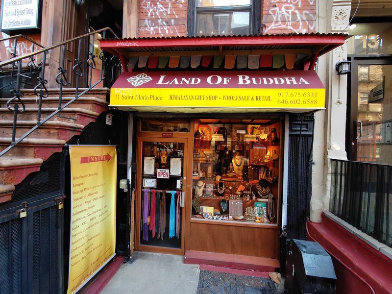 Land of Buddha Metaphysical Store storefront in New York New York