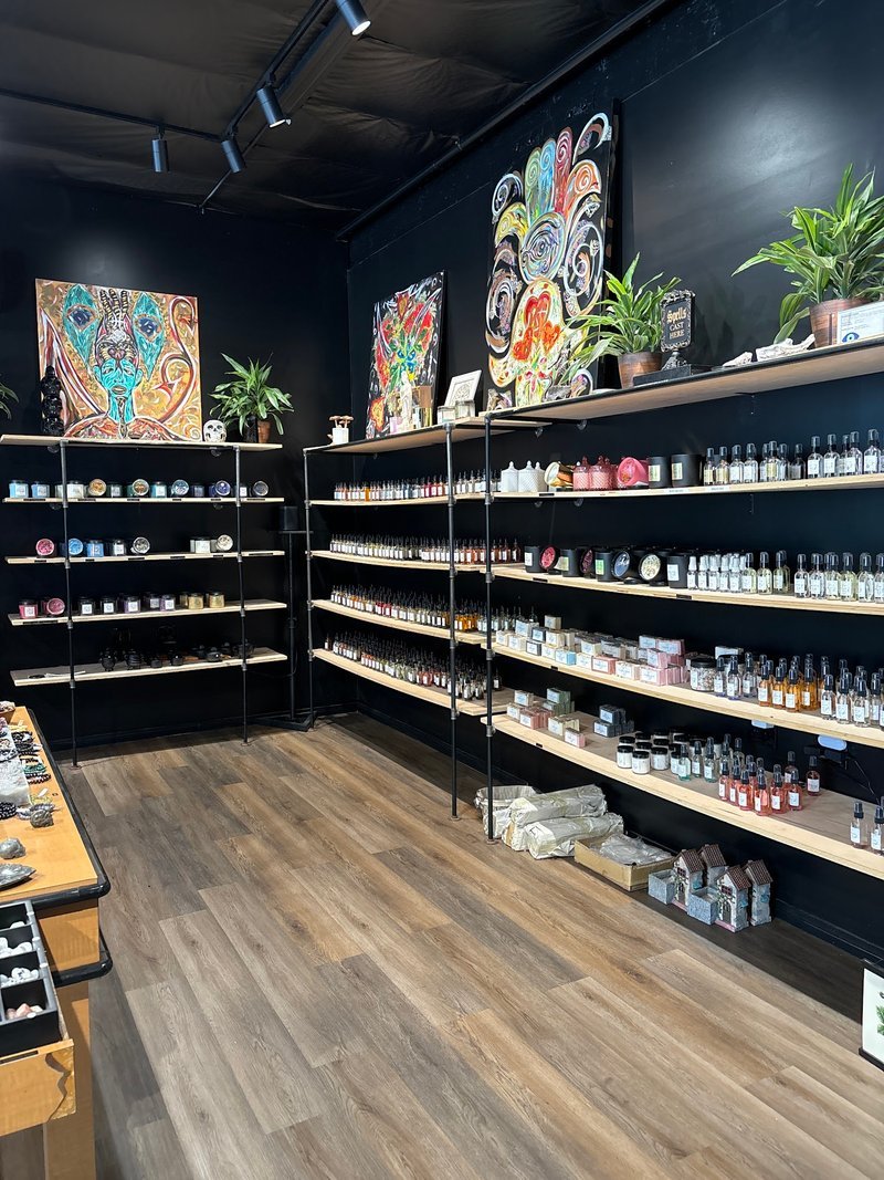 Curated selection of gemstones, crystals, and metaphysical supplies