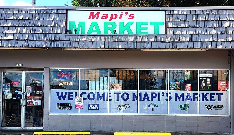 Mapi's Market & Gemstone Shop Rock Shop storefront in Portland Oregon