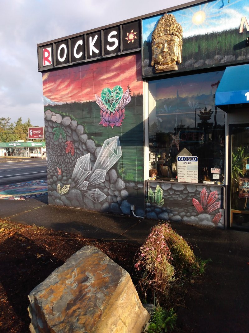 Mystery Gallery Metaphysical Store storefront in Oak Grove Oregon