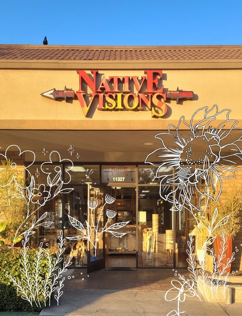 Native Visions Metaphysical Store storefront in Cerritos California