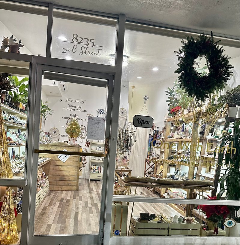 One With Earth Metaphysical Store storefront in Downey California