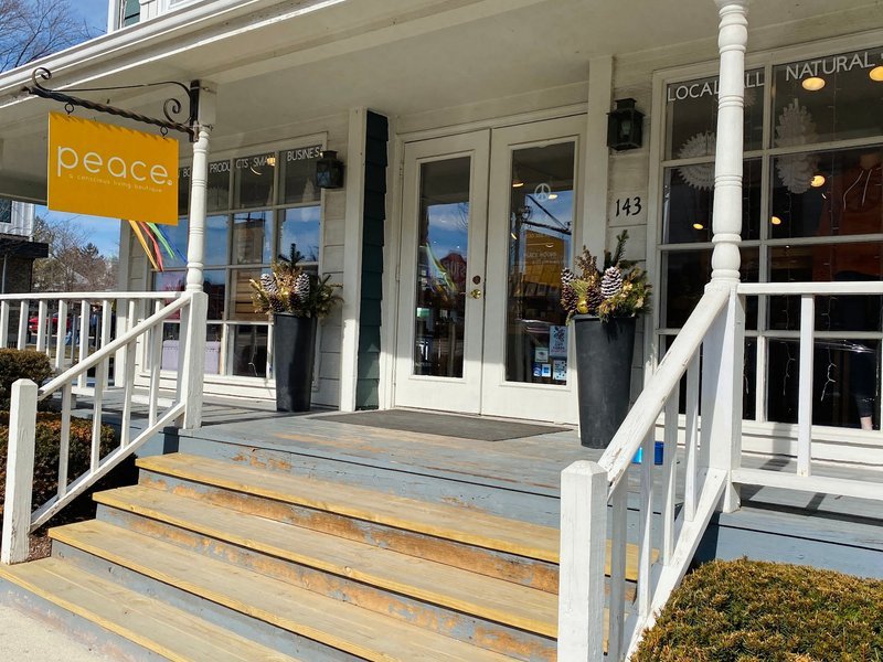 Peace Metaphysical Store storefront in Naperville Illinois