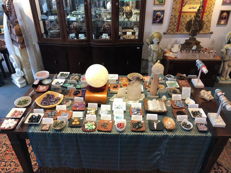 Sacred Stone Gallery Metaphysical Store storefront in Hermosa Beach California