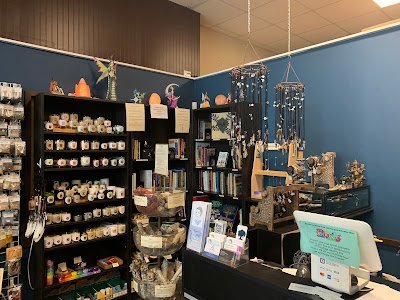 Crystal and mineral specimens including quartz, amethyst, and calcite varieties