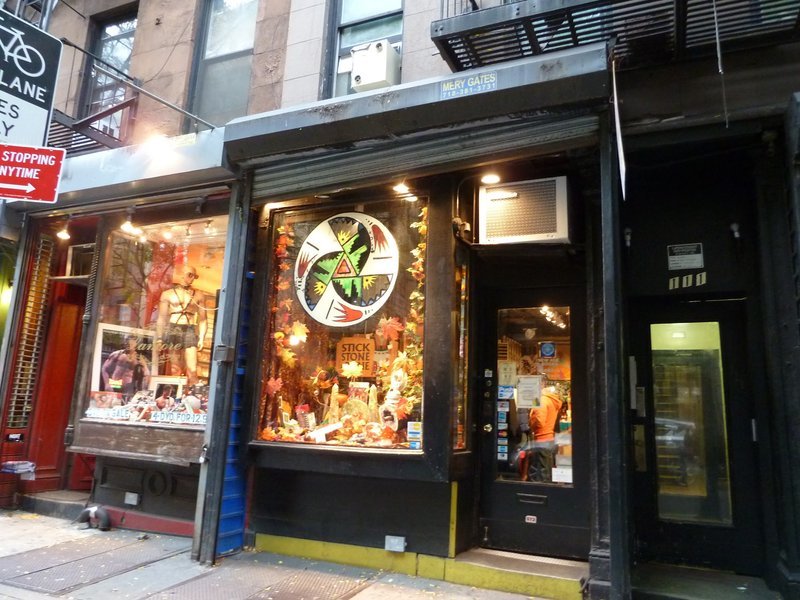 Stick Stone & Bone Metaphysical Store storefront in New York New York