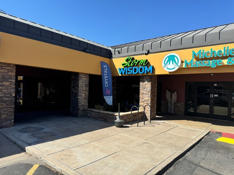 Storm Wisdom Metaphysical Store storefront in Phoenix Arizona