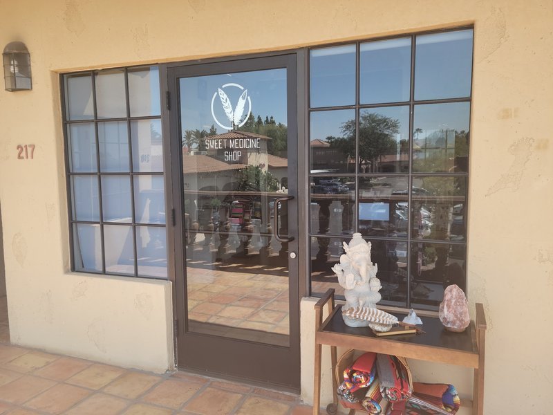 Sweet Medicine Shop Metaphysical Store storefront in Scottsdale Arizona