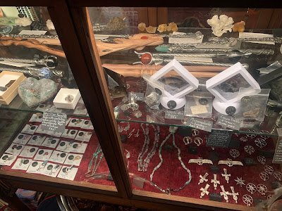 Assortment of crystal towers, spheres, clusters, and polished gemstones