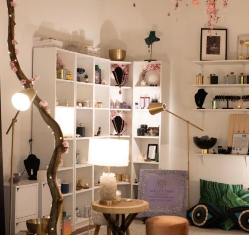 Curated selection of gemstones, crystals, and metaphysical supplies