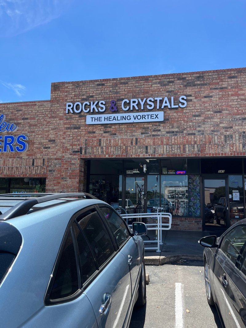 The Healing Vortex, Inc Metaphysical Store storefront in Austin Texas