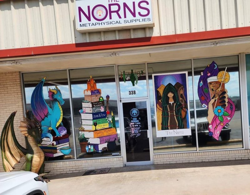 The Norns by The Witches Closet Metaphysical Store storefront in Copperas Cove Texas