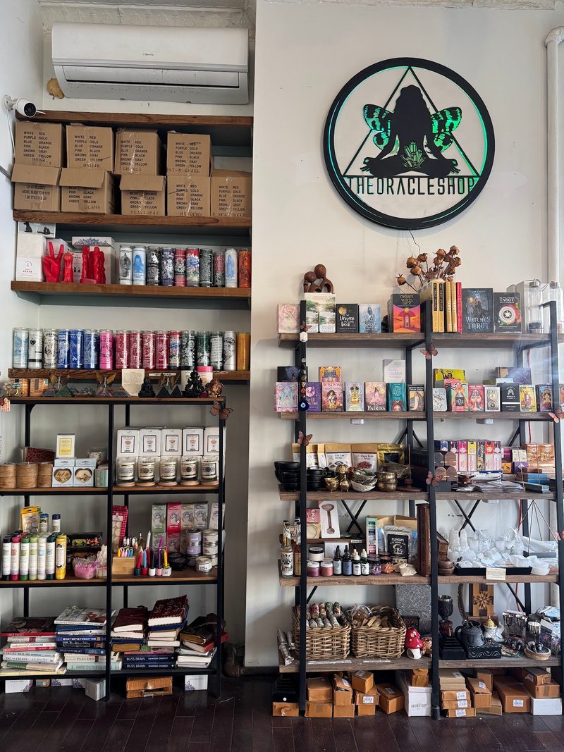 The Oracle Shop Metaphysical Store storefront in Brooklyn New York