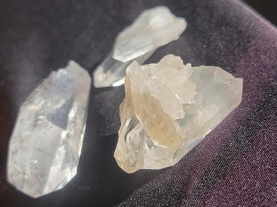 Store interior displaying crystals, minerals, and metaphysical supplies