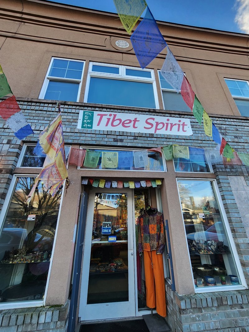Tibet Spirit Metaphysical Store storefront in Portland Oregon
