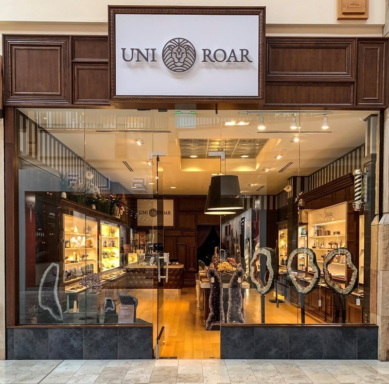 Uni-Roar Metaphysical Store storefront in Lone Tree Colorado