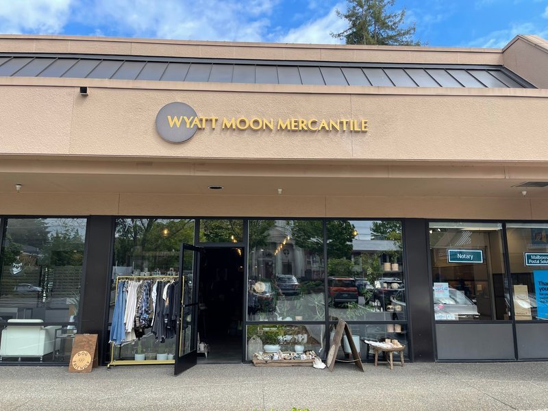 Wyatt Moon Mercantile Metaphysical Store storefront in Lake Oswego Oregon